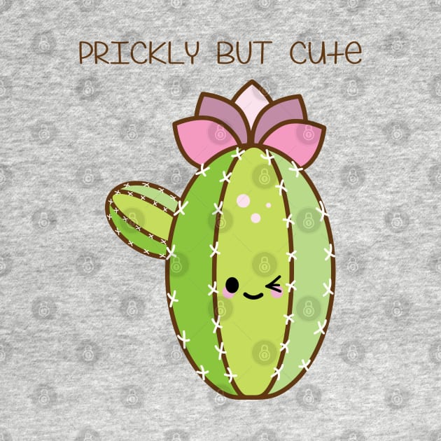 Funny Cactus by Mint Cloud Art Studio